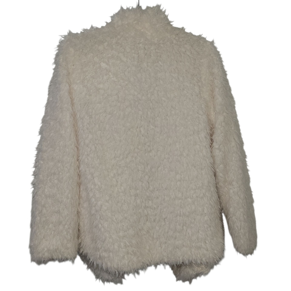 Windsor Cream Teddy Waterfall Jacket SZ M - Picture 3 of 3